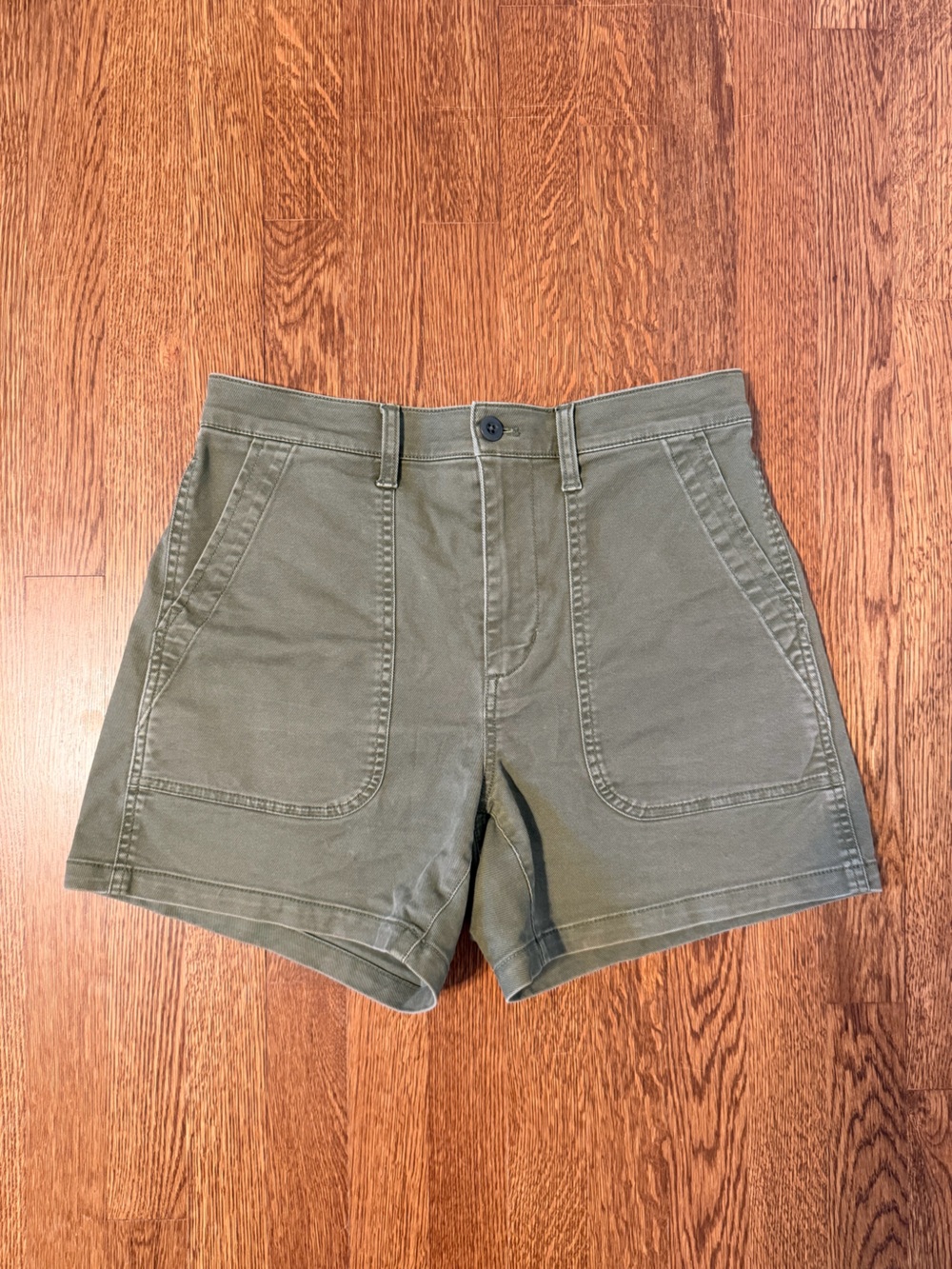 Madewell Olive Green Utility Shorts Size 27